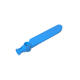 GOBRICKS GDS-1026 Technic Rotor Blade Small with Axle and Pin Connector End - YWOBB