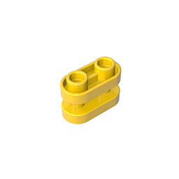 GOBRICKS GDS-90337 Brick Round 1 x 2 with Hollow Studs and Open Center with Bars - YWOBB