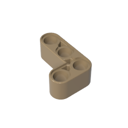 GOBRICKS GDS-21081 Technic, Liftarm, Modified Bent Thick L-Shape 2 x 3 - YWOBB