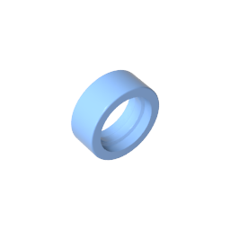 GOBRICKS GDS-1482 Tire 14mm D. x 6mm Solid Smooth - YWOBB