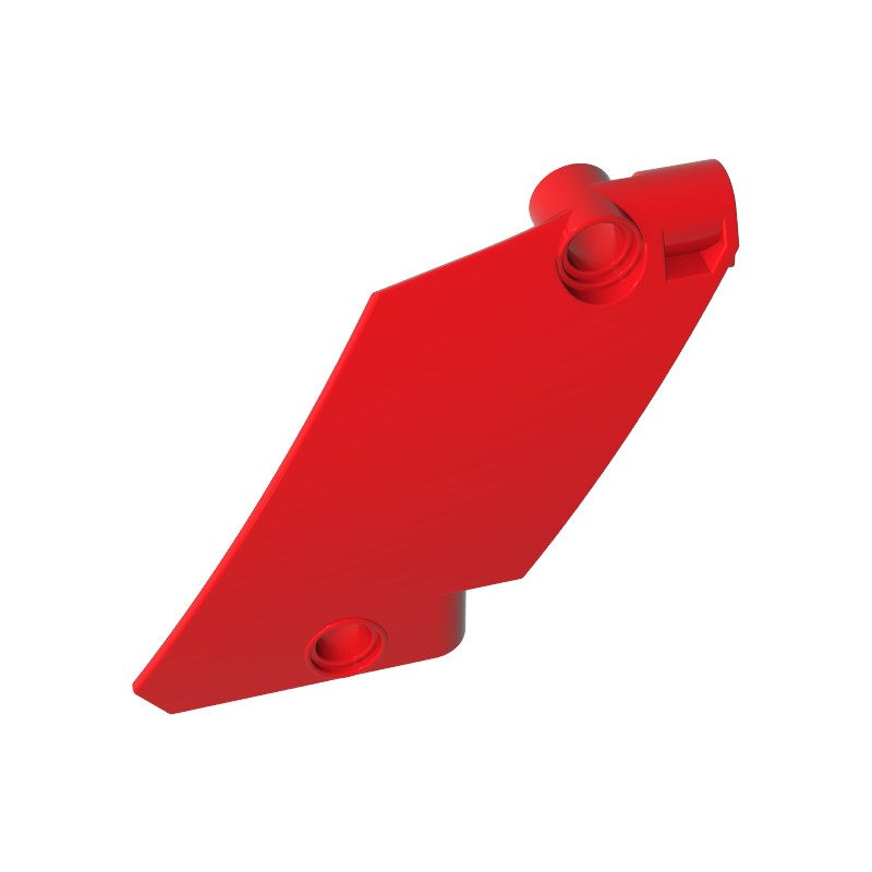 GOBRICKS GDS-2193 Technic Panel Curved #60 5 x 7 Tapered Right - YWOBB