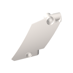 GOBRICKS GDS-2193 Technic Panel Curved #60 5 x 7 Tapered Right - YWOBB