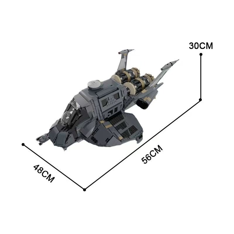 MOC 15849 UCS Colonial Raptor-Battlestar Galactica - YWOBB