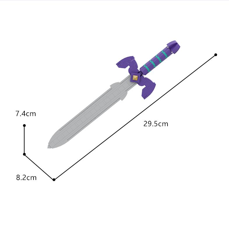 MOC 9291Y01 Zelda Breath of the Wild Master Sword - YWOBB
