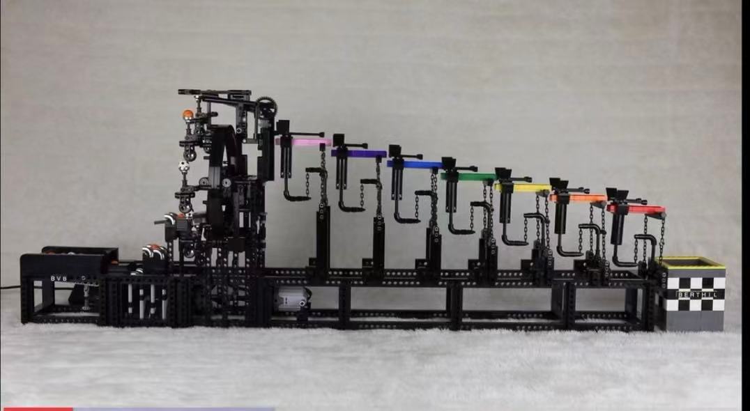 MOC 43565 Great Ball Contraption:Rainbow Tensegrity - YWOBB