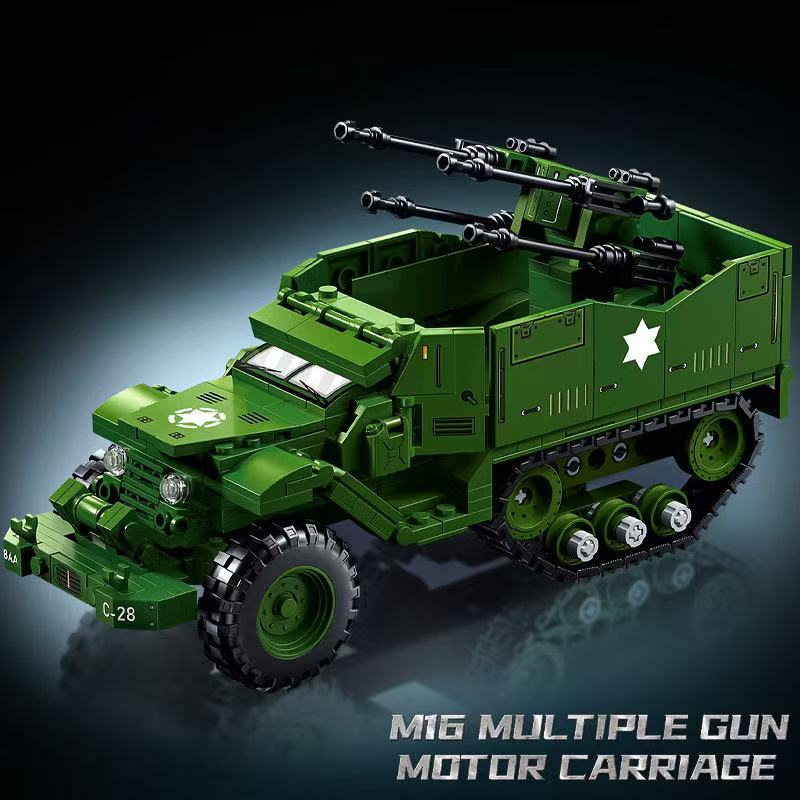 LY 66080 WWII American M16 half-track vehicle - YWOBB