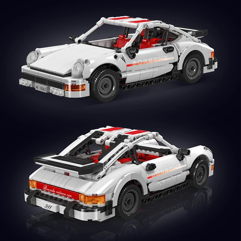 Mould King 15063 Porsche 911 Pullback Car - YWOBB