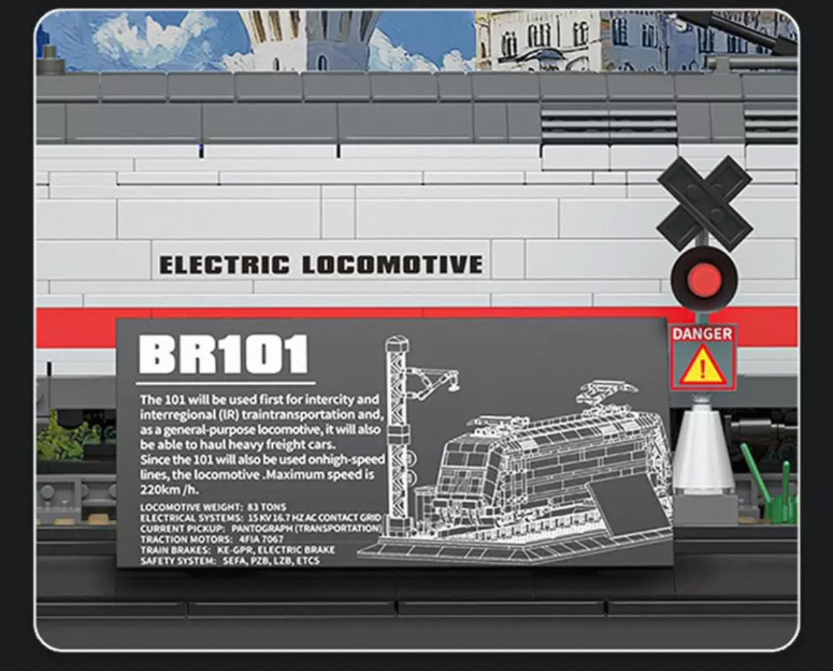 Reobrix 66802 BR101 Electric Locomotive - YWOBB