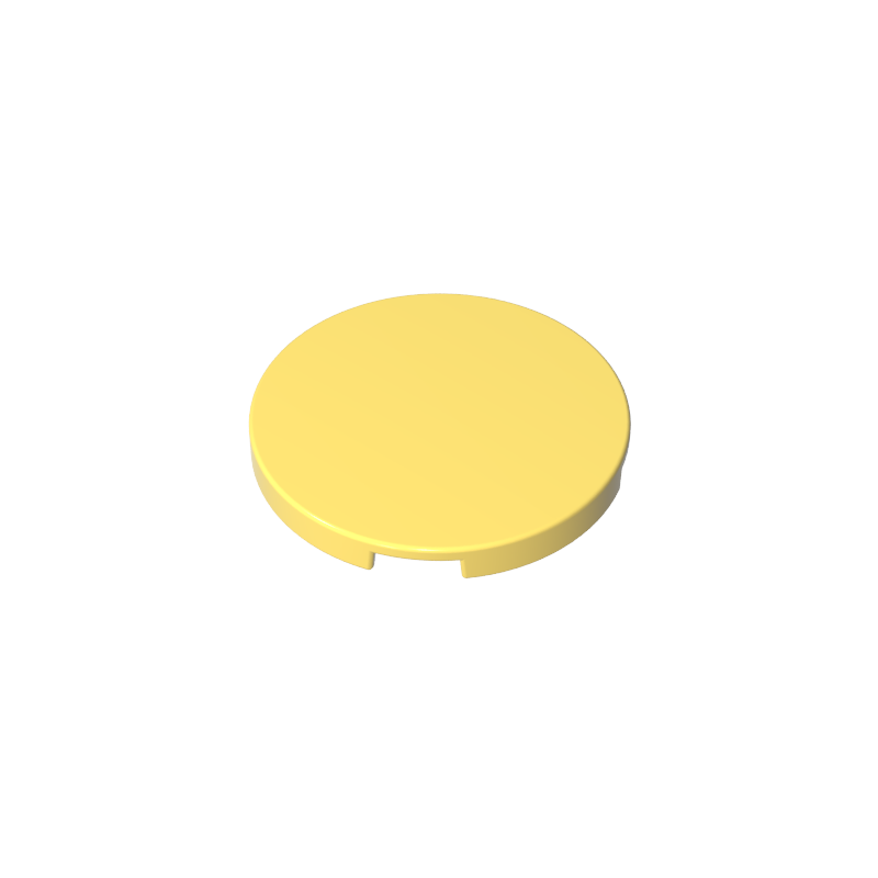 GOBRICKS GDS-90512 Tile Round 3 x 3 - YWOBB