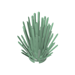 GOBRICKS GDS-90246 Plant Prickly Bush 2 x 2 x 4 - YWOBB