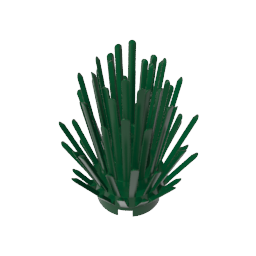 GOBRICKS GDS-90246 Plant Prickly Bush 2 x 2 x 4 - YWOBB