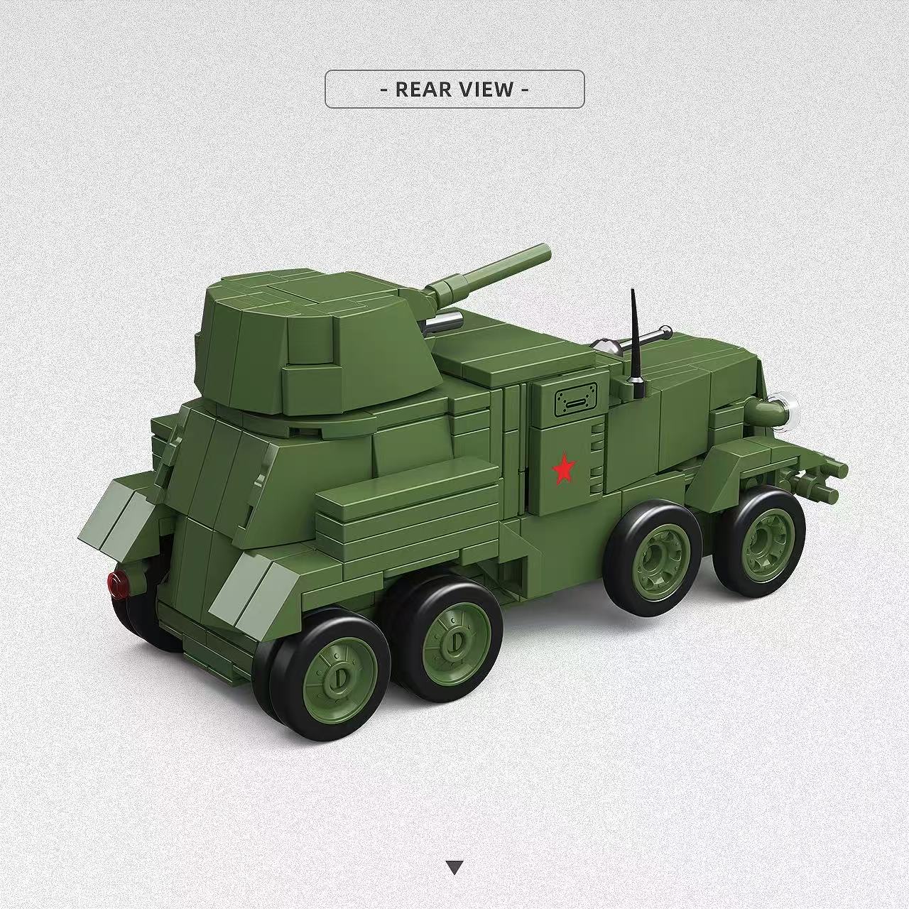 Quan Guan 300005 BA10 Armored Vehicle 1:35 - YWOBB