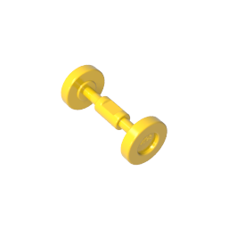 GOBRICKS GDS-2198 Wheel Skateboard / Trolley - YWOBB