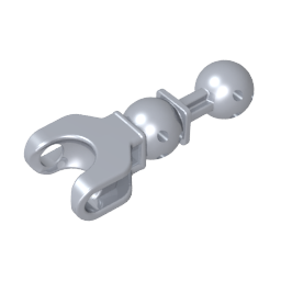 GOBRICKS GDS-1207 Hero Factory Arm / Leg with Ball Joint on Axle and Ball Socket - YWOBB