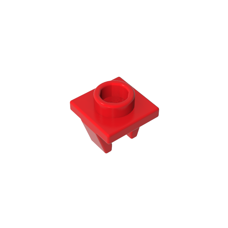 GOBRICKS GDS-90296 Tile Modified 1 x 1 with Clip - YWOBB