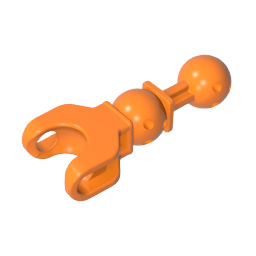 GOBRICKS GDS-1207 Hero Factory Arm / Leg with Ball Joint on Axle and Ball Socket - YWOBB