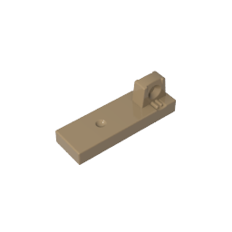 GOBRICKS GDS-M216 Hinge Tile 1 x 3 Locking with 1 Finger on Top - YWOBB