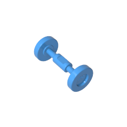 GOBRICKS GDS-2198 Wheel Skateboard / Trolley - YWOBB