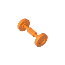 GOBRICKS GDS-2198 Wheel Skateboard / Trolley - YWOBB