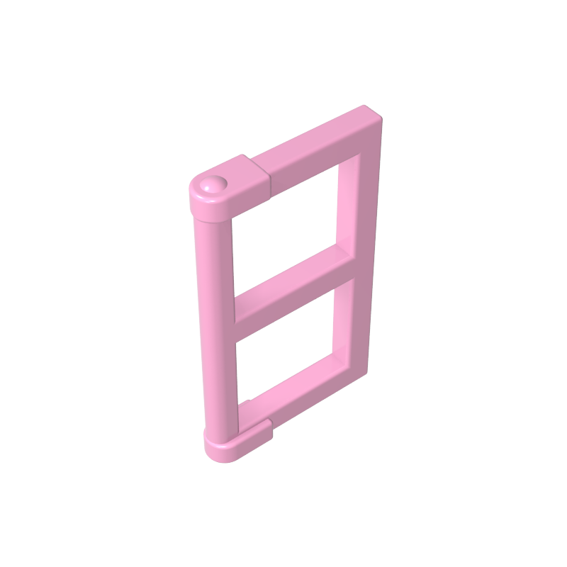 GOBRICKS GDS-792 Pane for Window 1 x 2 x 3 with Thick Corner Tabs - YWOBB