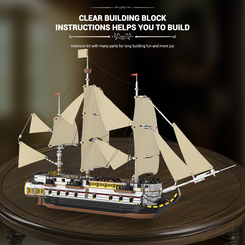 Reobrix 66048 Endeavour Sailing Ship - YWOBB