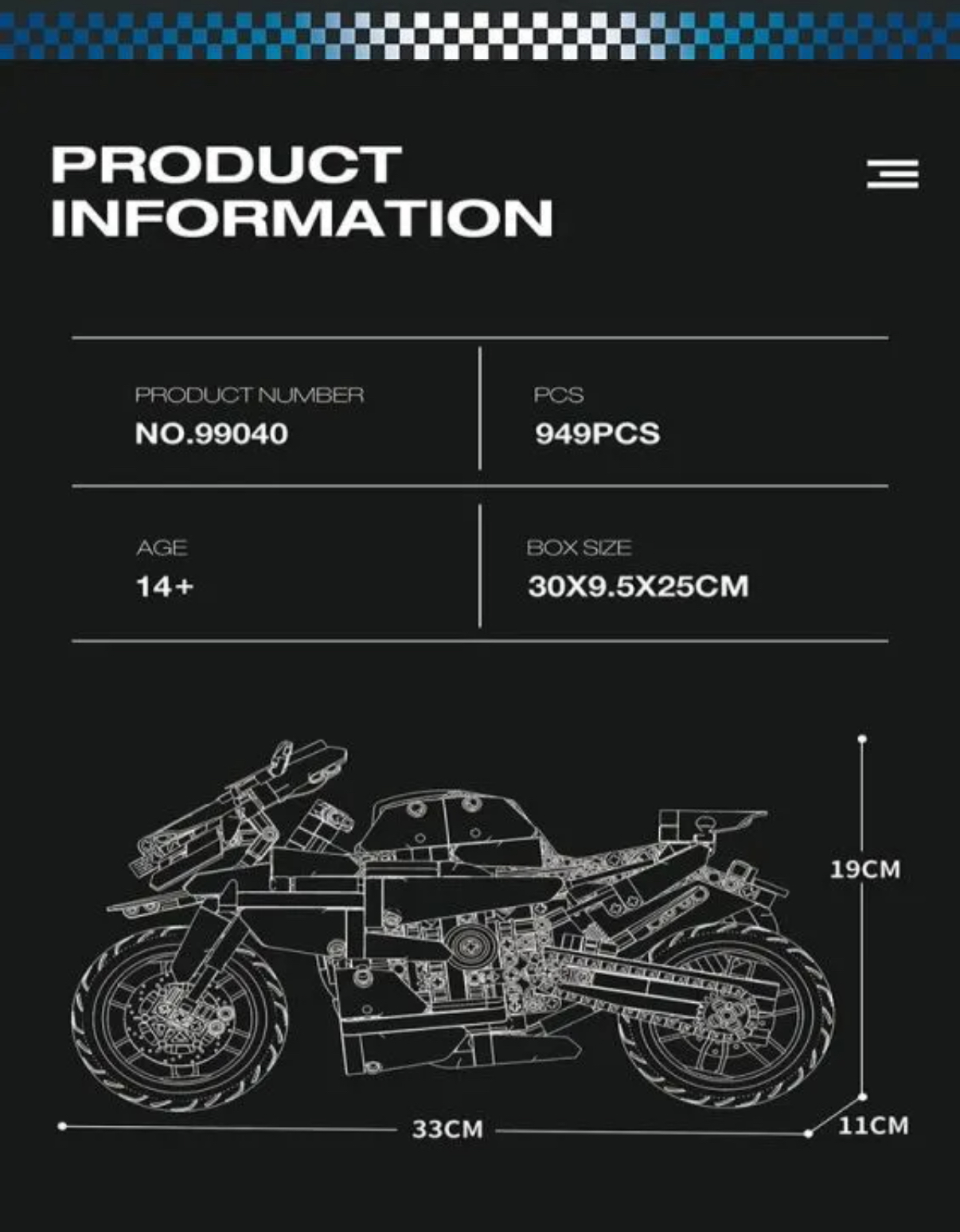 Reobrix 99040 1:8 M1000 locomotive - YWOBB