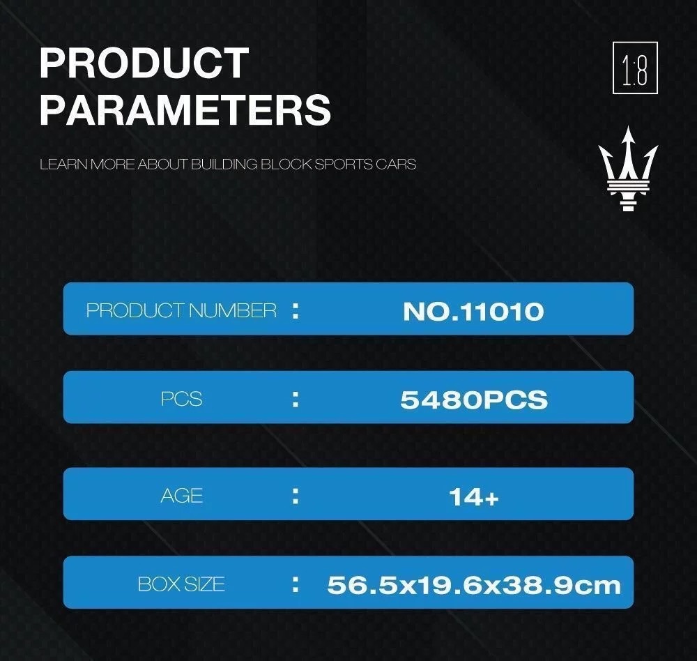 Reobrix 11010 Maserati GranTurismo 110 - YWOBB