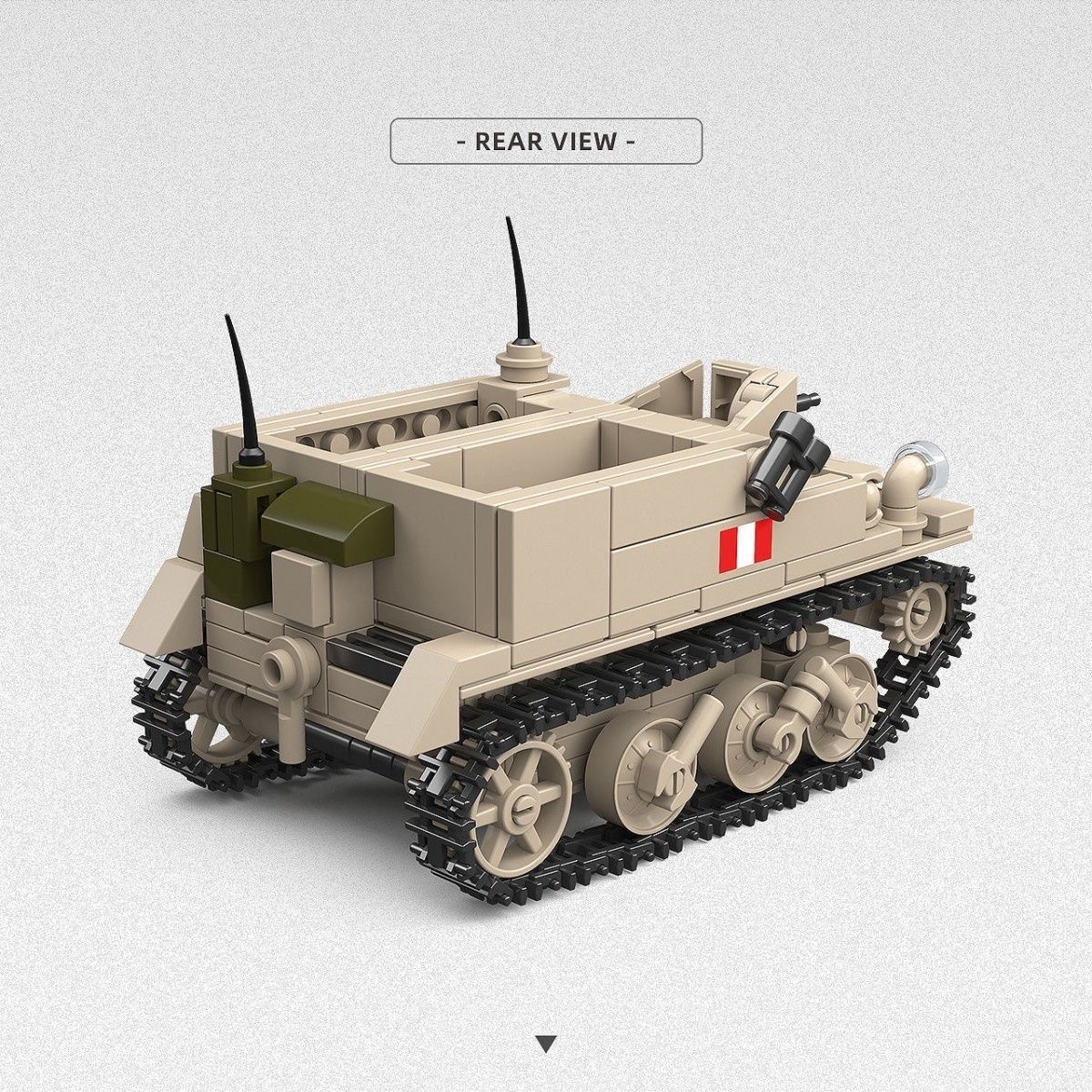 Quan Guan 300010 Bren Gun Carried Ordnance QF 2-Pounder - YWOBB