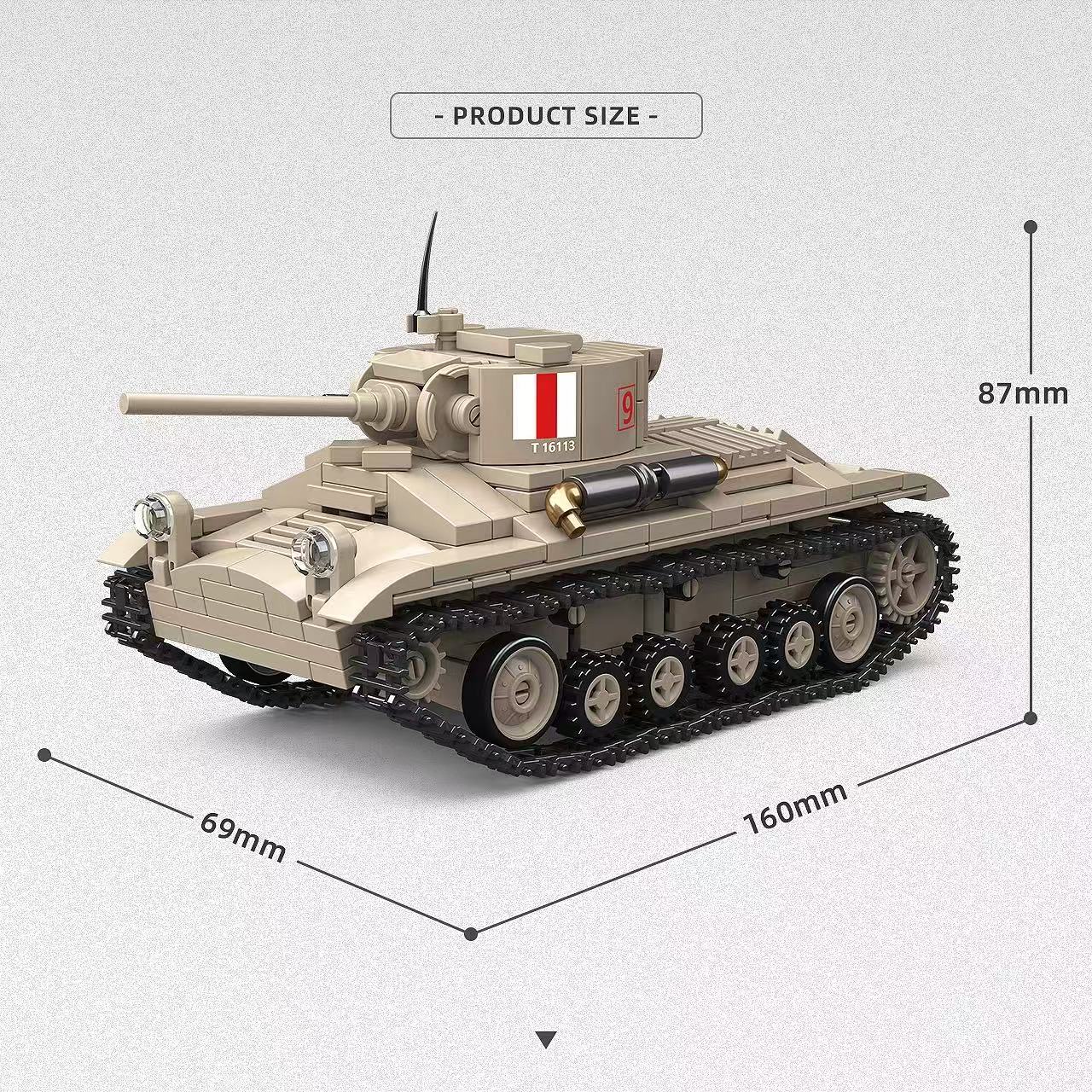Quan Guan 300012 British Infantry Tank MK III Valentine I - YWOBB