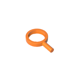 GOBRICKS GDS-2079 Magnifying Glass Frame - YWOBB