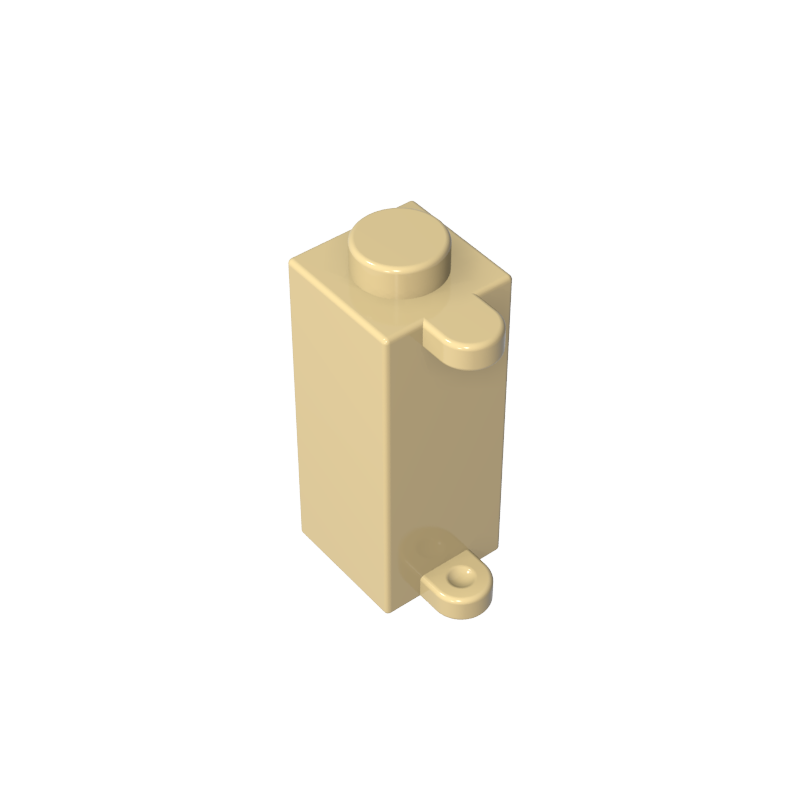 GOBRICKS GDS-90438 Brick Modified 1 x 1 x 2 with Shutter Holder - YWOBB
