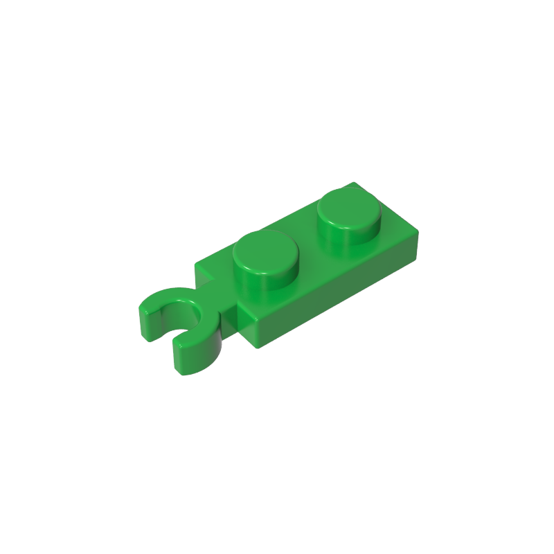 GOBRICKS GDS-90199 Plate Modified 1 x 2 with Clip on End (Vertical Grip) - YWOBB
