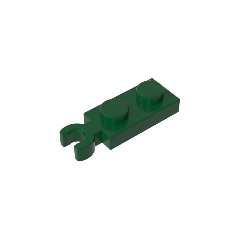 GOBRICKS GDS-90199 Plate Modified 1 x 2 with Clip on End (Vertical Grip) - YWOBB