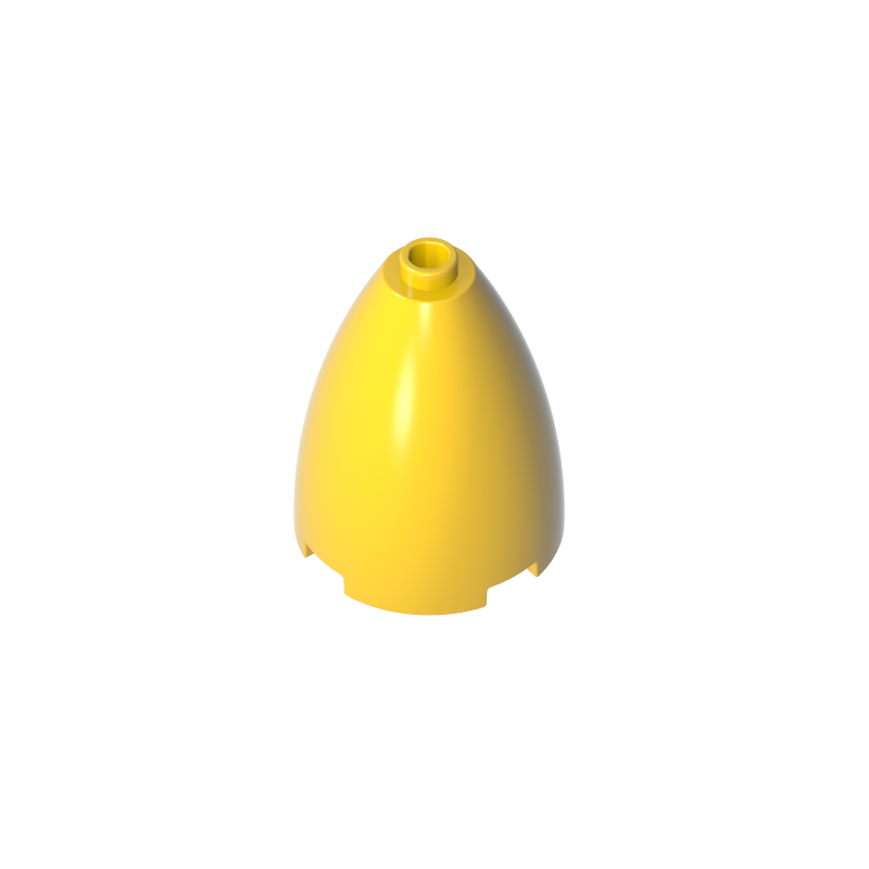 GOBRICKS GDS-90536 Cone 3 x 3 x 3  Elliptic Paraboloid - YWOBB