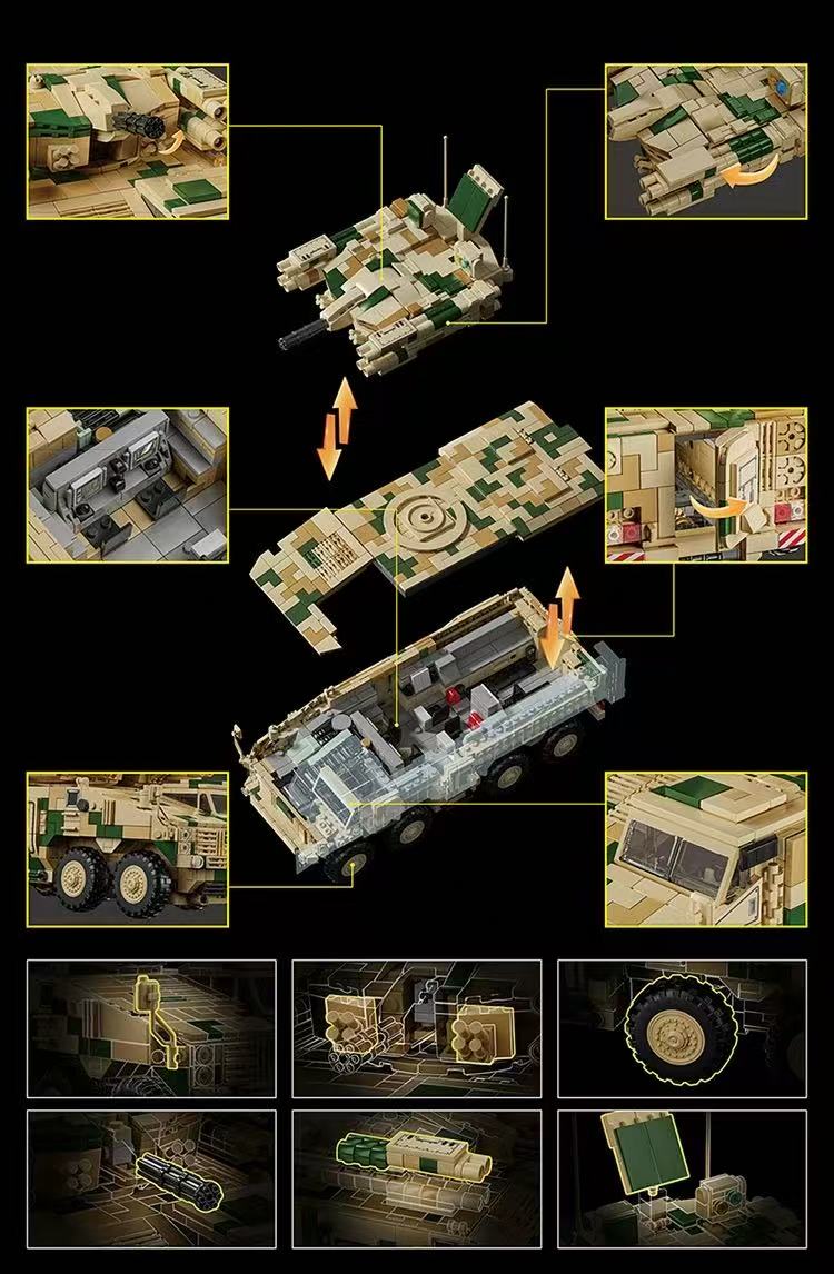 12GO 96010 625E Artillery Shell Integrated Air Defense Vehicle - YWOBB