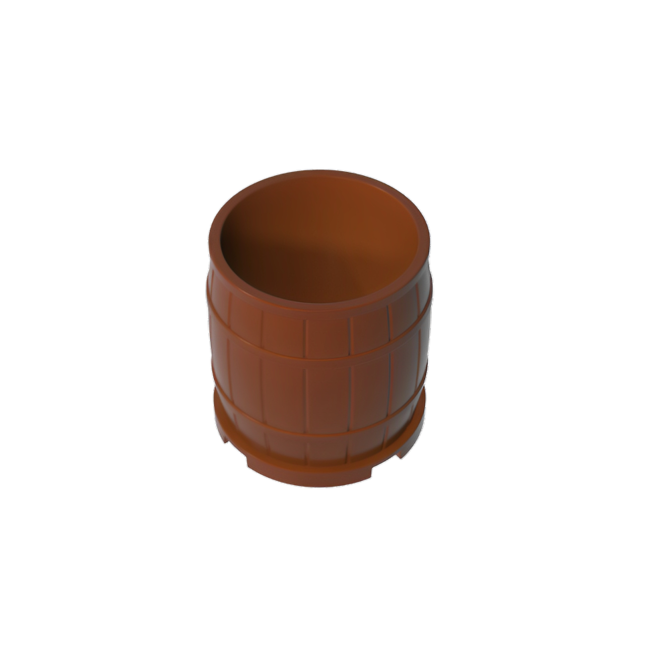 GOBRICKS GDS-90525 Container Barrel 4 x 4 x 3.5 - YWOBB