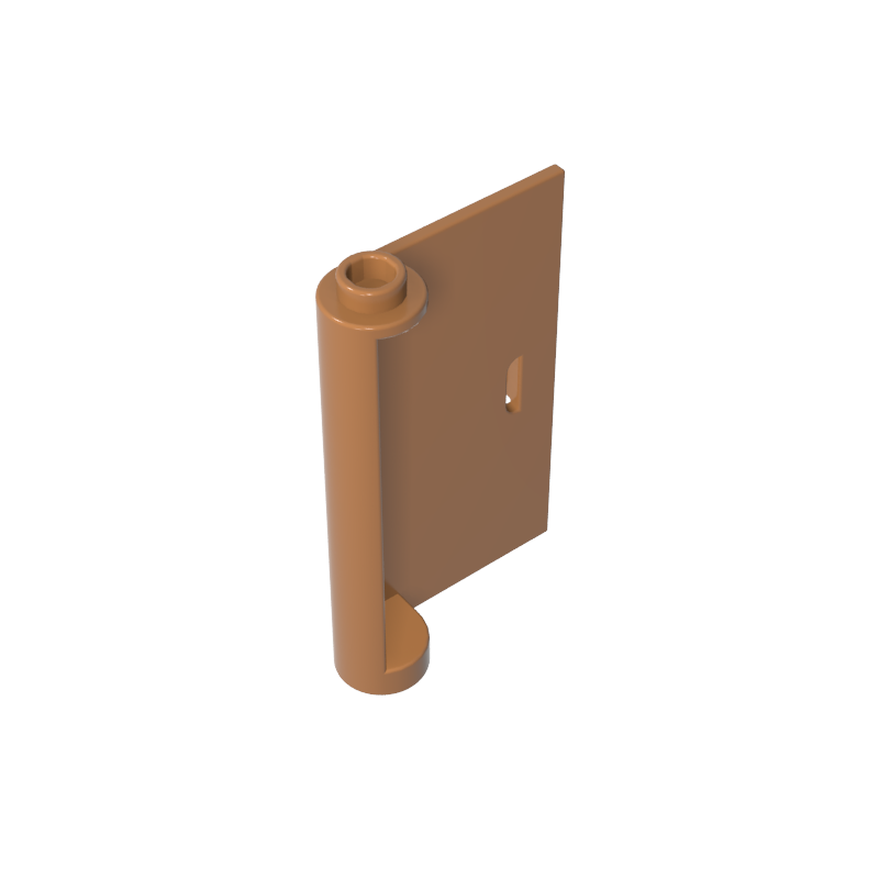 GOBRICKS GDS-1514 Door 1 x 3 x 4 Right - Open Between Top and Bottom Hinge - YWOBB