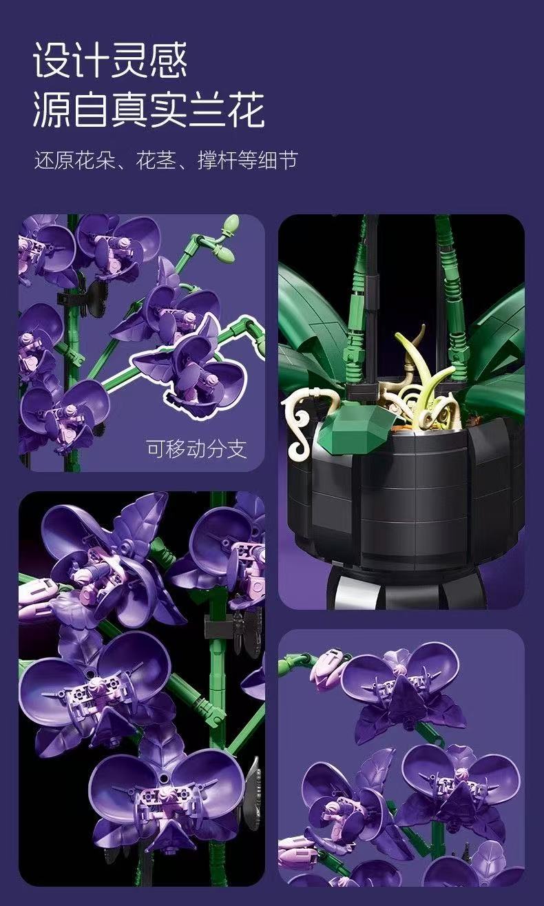 JIE STAR JJ9235 Purple Orchid - YWOBB