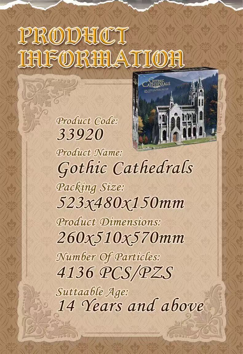 BAKA 33920 Gothic Cathedral OVP EU Warehouse Version - YWOBB