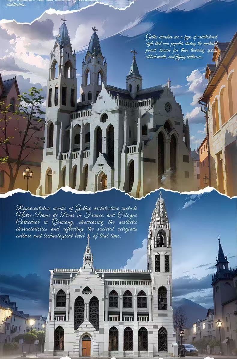 BAKA 33920 Gothic Cathedral OVP EU Warehouse Version - YWOBB