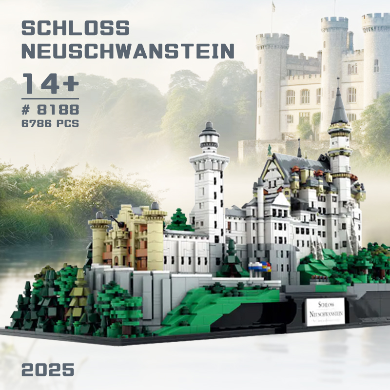 XINGBAO 8188 Schloss Neuschwanstein OVP EU Warehouse Version - YWOBB