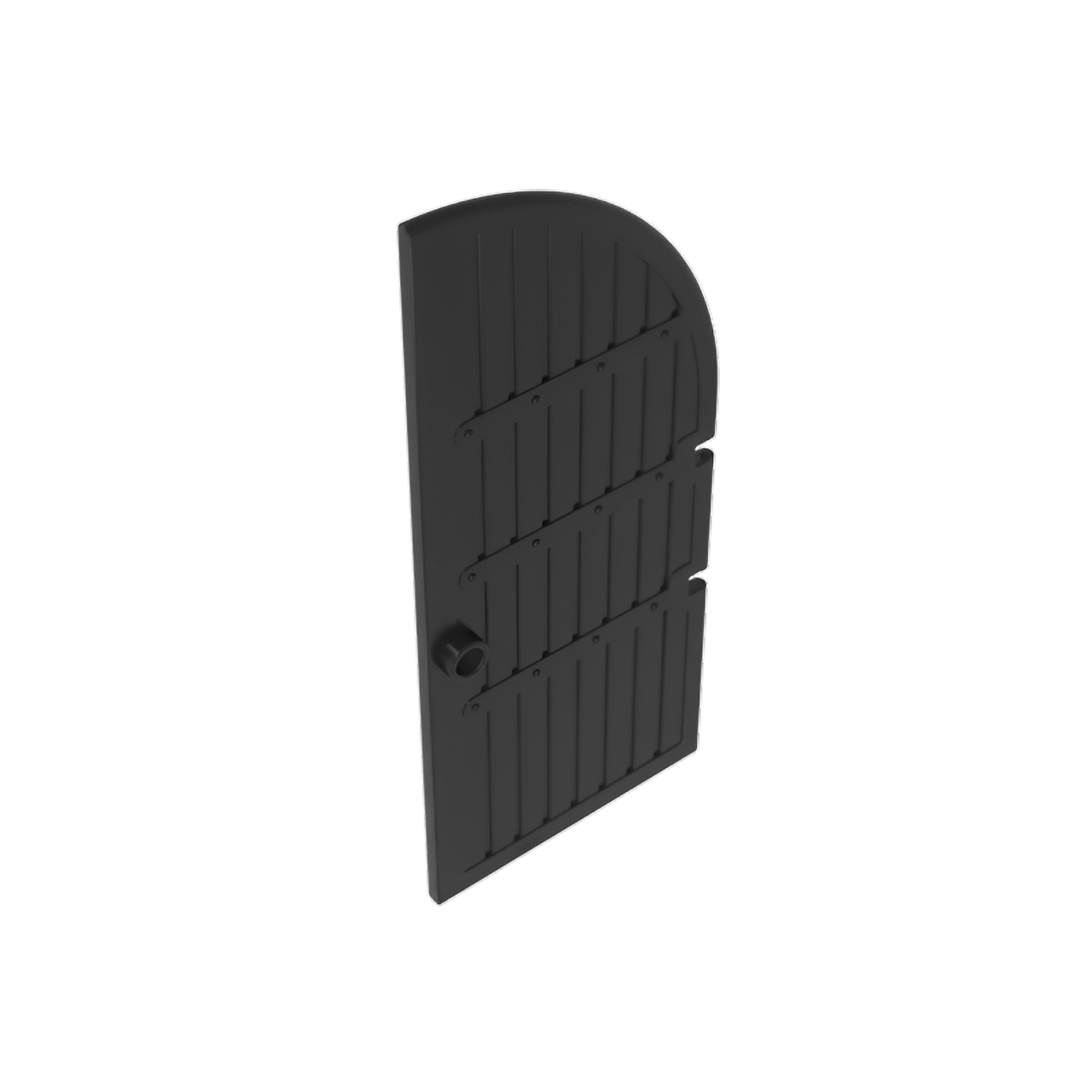 GOBRICKS GDS-90437 Door 1 x 5 x 10 Curved Top - YWOBB