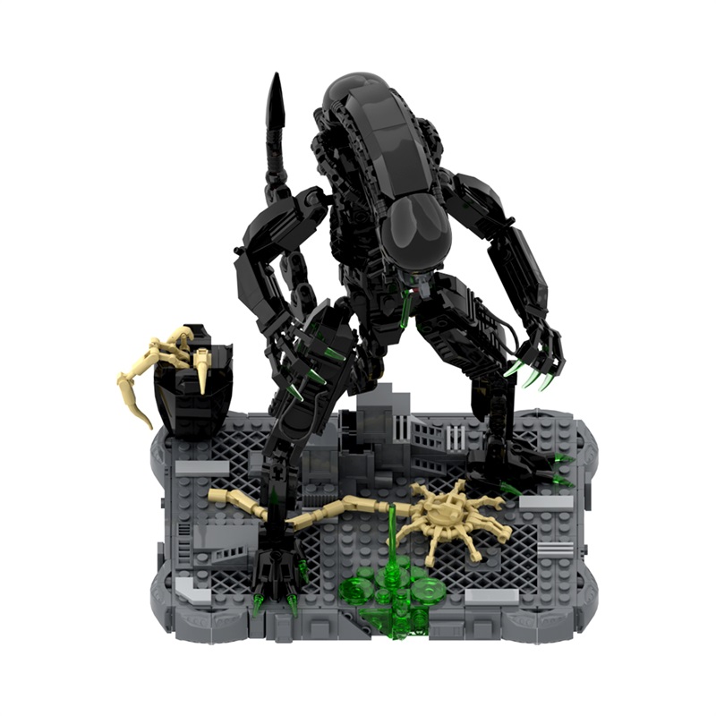 GOBRICKS MOC A0646 Alien drool monster - YWOBB