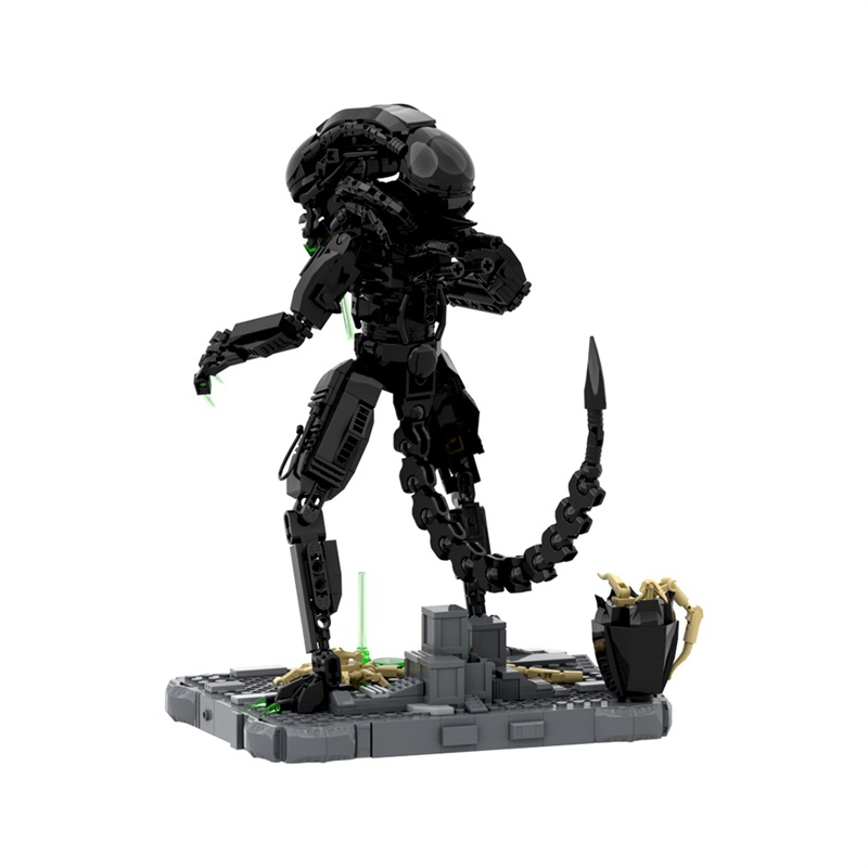 GOBRICKS MOC A0646 Alien drool monster - YWOBB