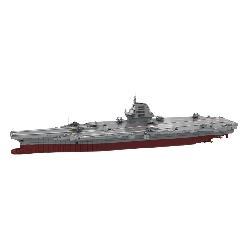 GOBRICKS MOC 184735 1/200 China Navy Air Carrier - YWOBB