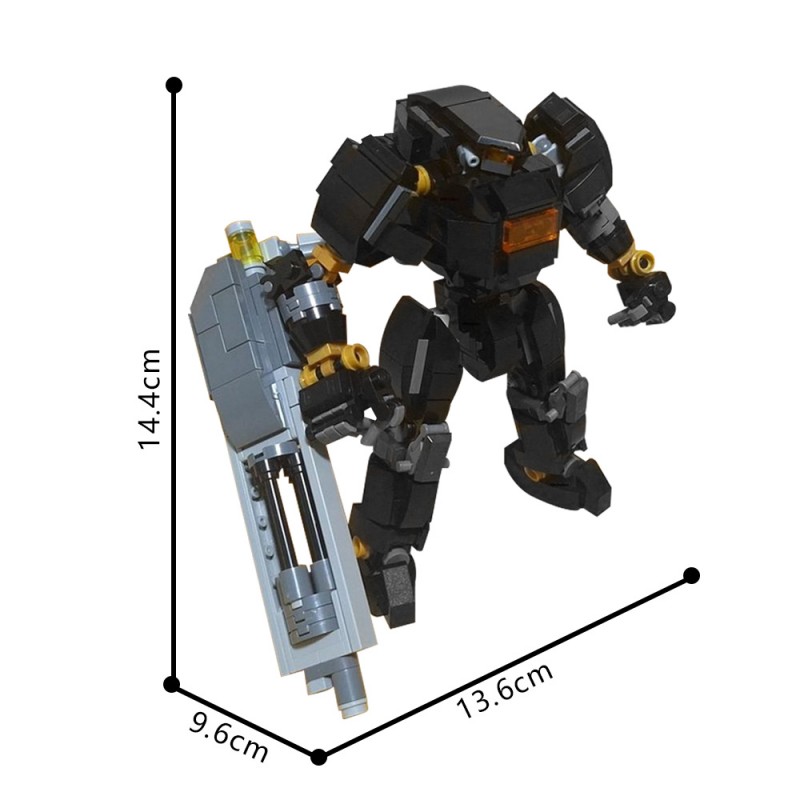 GOBRICKS MOC 205864 PA-001 Marauder Power Armor v2 - YWOBB
