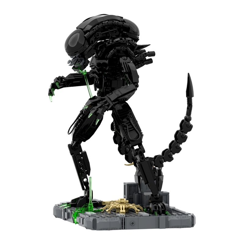 GOBRICKS MOC A0646 Alien drool monster - YWOBB