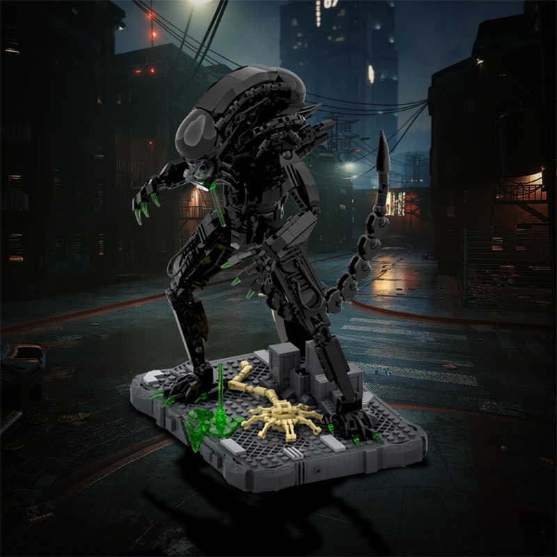 GOBRICKS MOC A0646 Alien drool monster - YWOBB