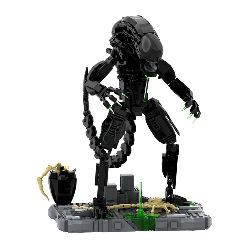 GOBRICKS MOC A0646 Alien drool monster - YWOBB