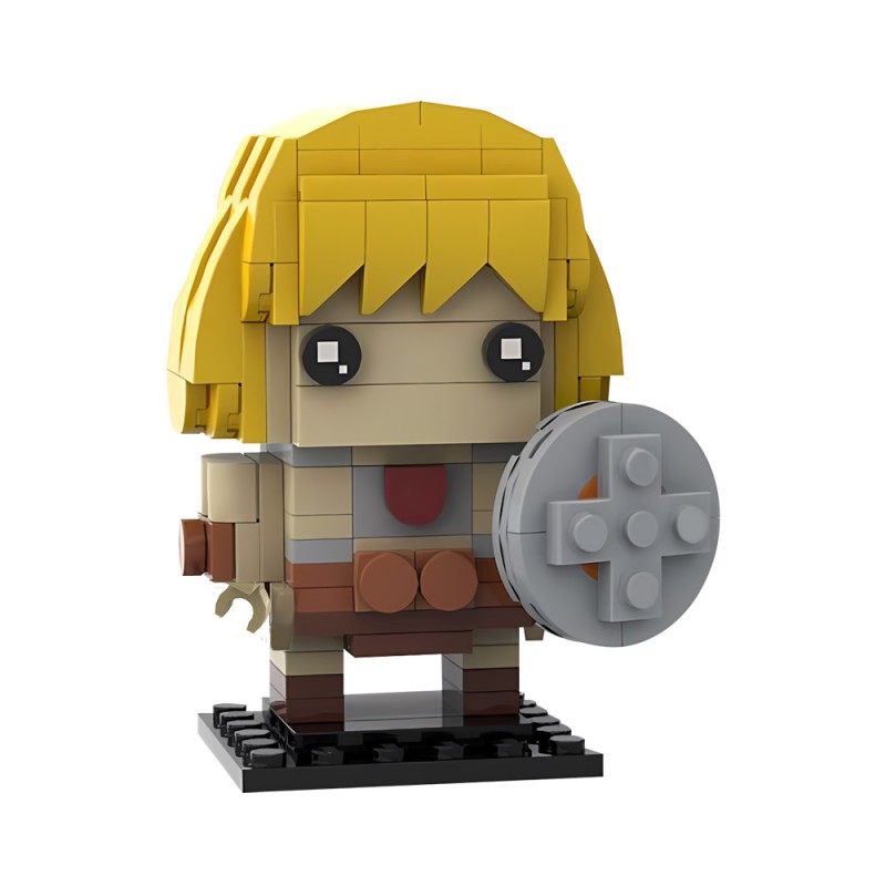 GOBRICKS MOC 201373 He-Man & Skeletor (Masters of the Universe) Brickheadz - YWOBB